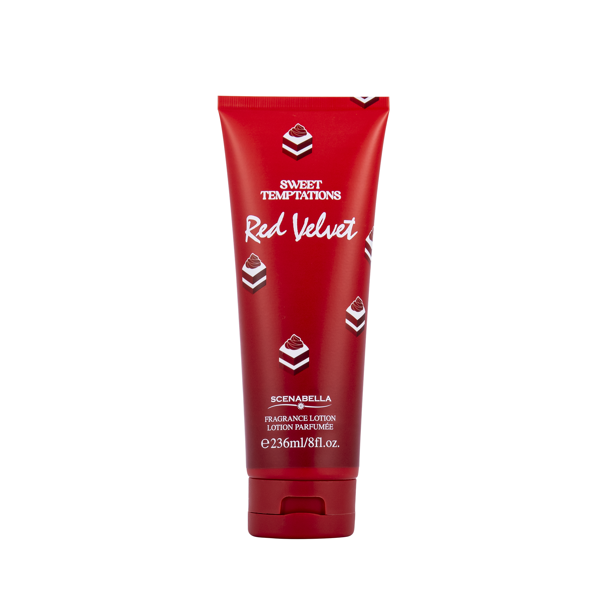 Scenabella Lotion parfumée. Lait de corps gourmand aux red velvet    . 236ml