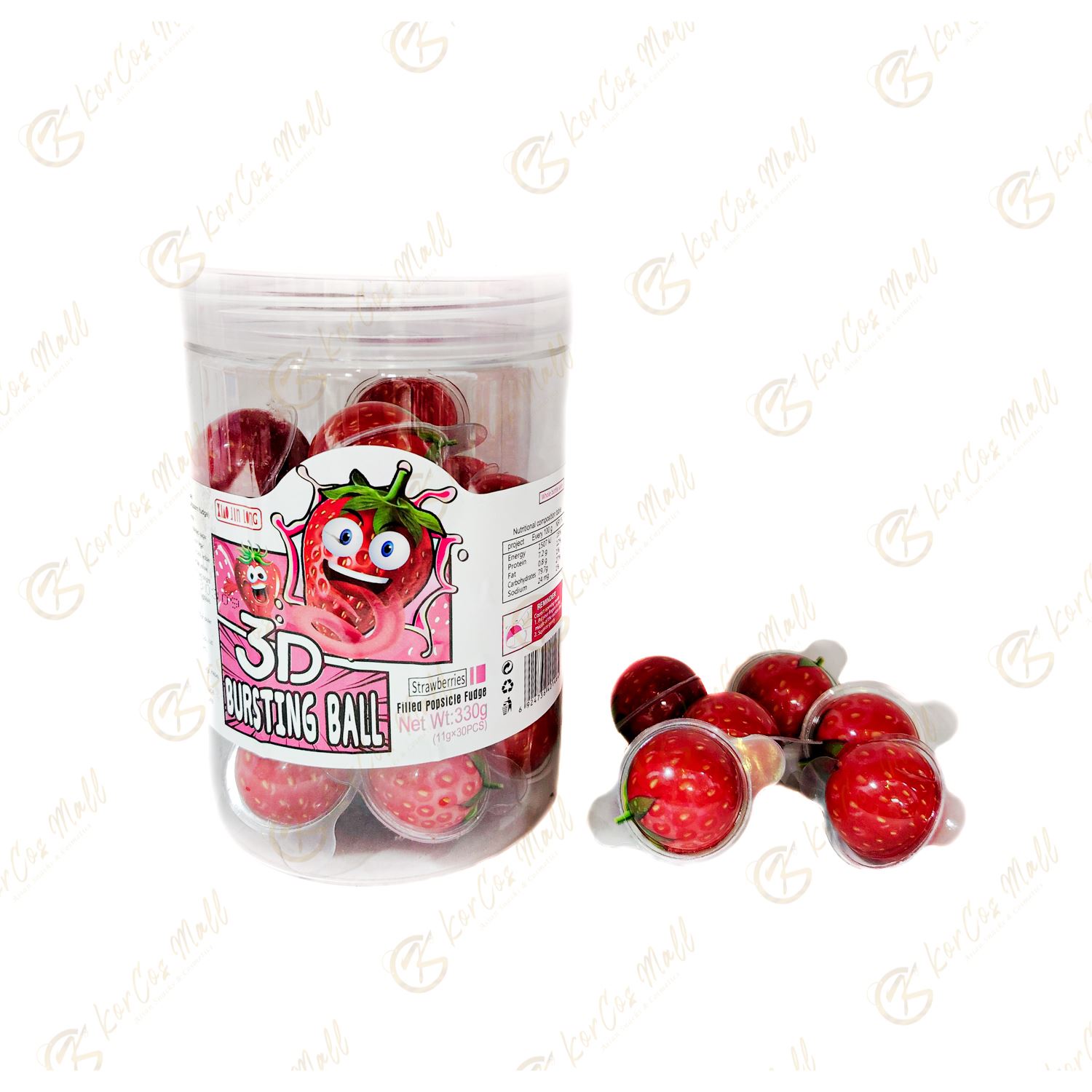 Bonbons 3D Bursting Ball : L'explosion de saveurs en bouche !