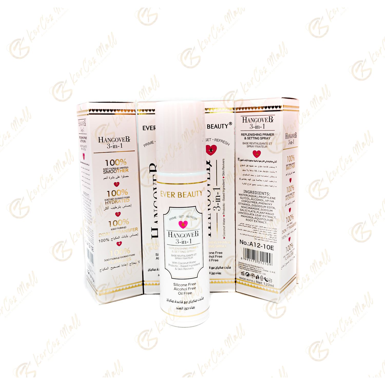 Ever Beauty Hangover 3-en-1 : Le soin hydratant et fixateur de maquillage