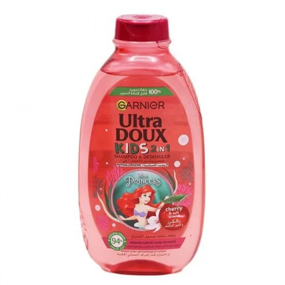 Garnier Ultra-Do 2-in-1 Cherry Baby Shampoo & Detangler, 250ml – The Little Mermaid